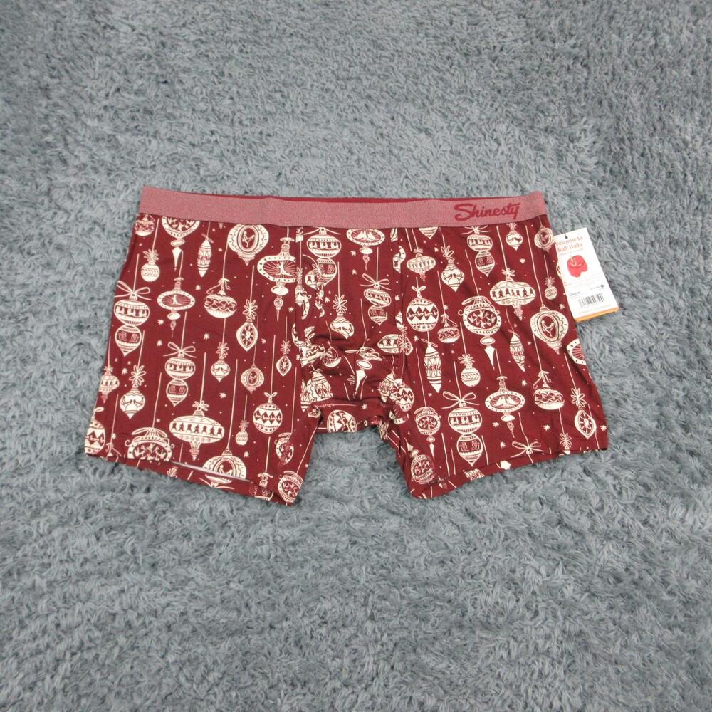 Shinesty Boxer Briefs Mens 3XL Red Ball Hammock Pouch The Well Hung NWT